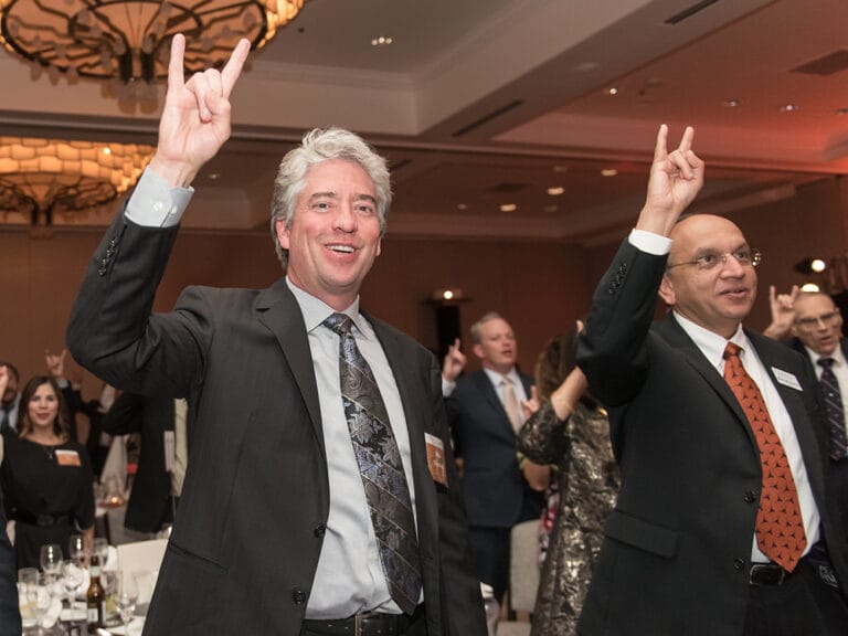 alumni at an event